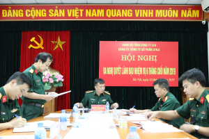 HỘI NGHỊ ĐẢNG ỦY RA NGHỊ QUYẾT LÃNH ĐẠO THỰC HIỆN NHIỆM VỤ 6 THÁNG CUỐI NĂM 2019