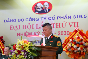 <strong>Đảng bộ Công ty cổ phần 319.5 tổ chức thành công Đại hội nhiệm kỳ 2025-2030</strong>